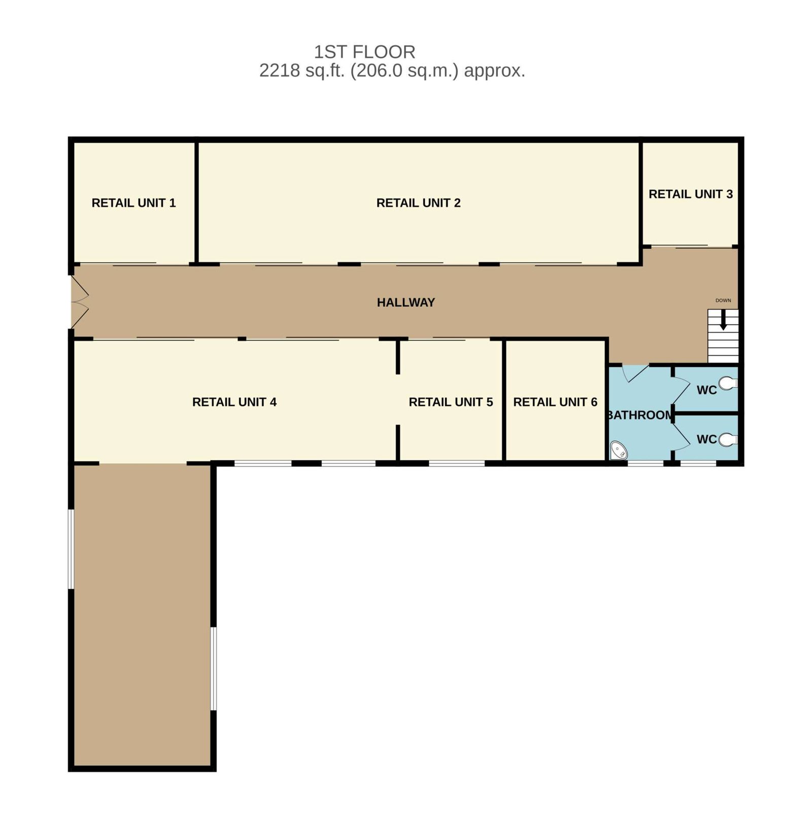 FLOOR PLAN 1ST FLOOR 38 SOUTH AVENUE